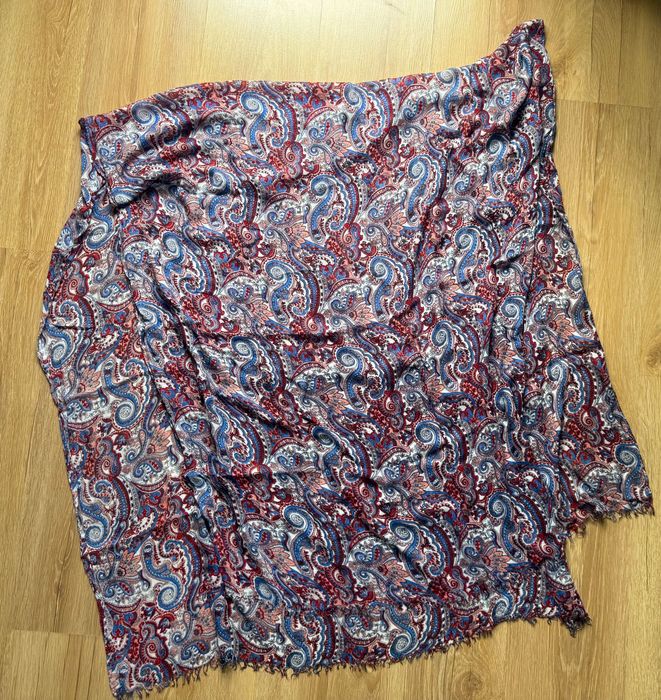 Chusta szal apaszka duża Vintage