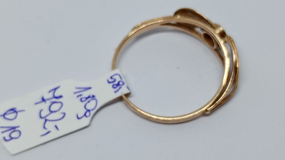Pierscionek złoty 585 1,80g r19 Komis Madej Gorlice