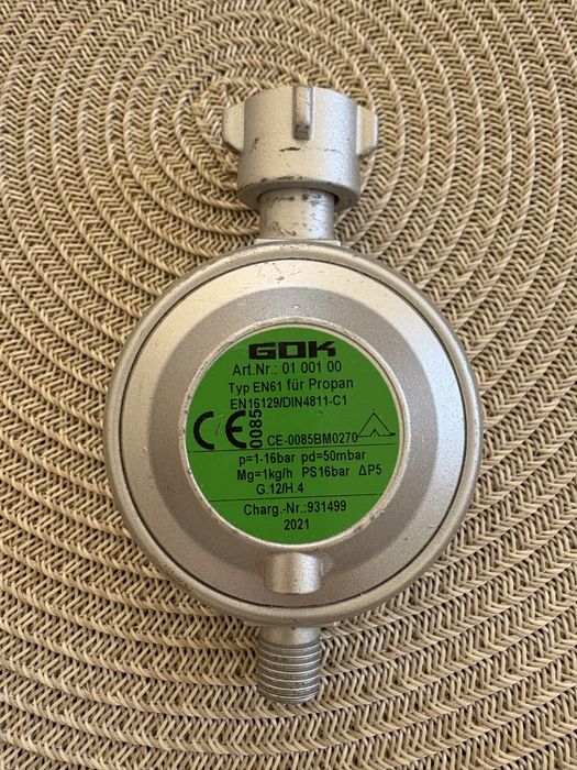 Газовий редуктор GOK пропан на балон