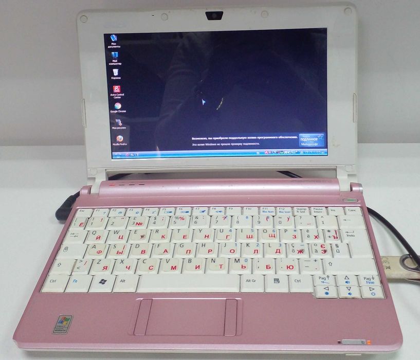 Ноутбук Acer aspire one ZG5 Atom N270/RAM1GB/HDD160GB