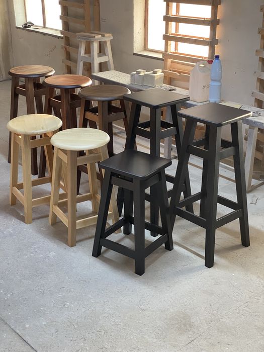 Барний табурет з дерева Бук стулья для кафе 1250грн