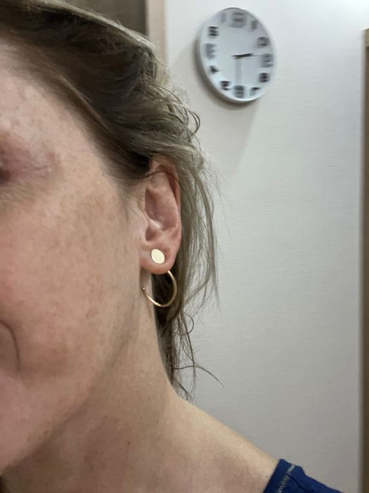 Нові сережки Золотий вік із жовтого золота,;вага 2.48 гр