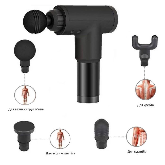 Массажный пистолет Fascial Gun KH-320 — быстрое восстановление мышц