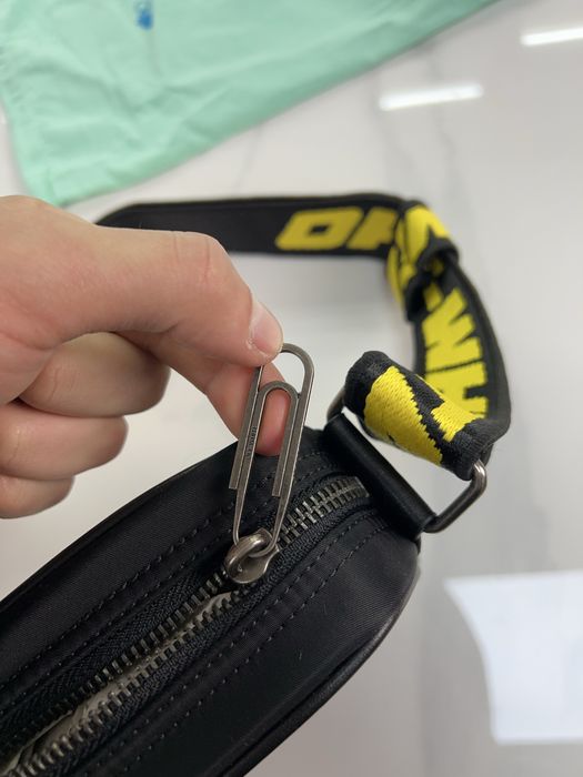 Сумка Месенджер OFF-WHITE SS24 Black / Yellow