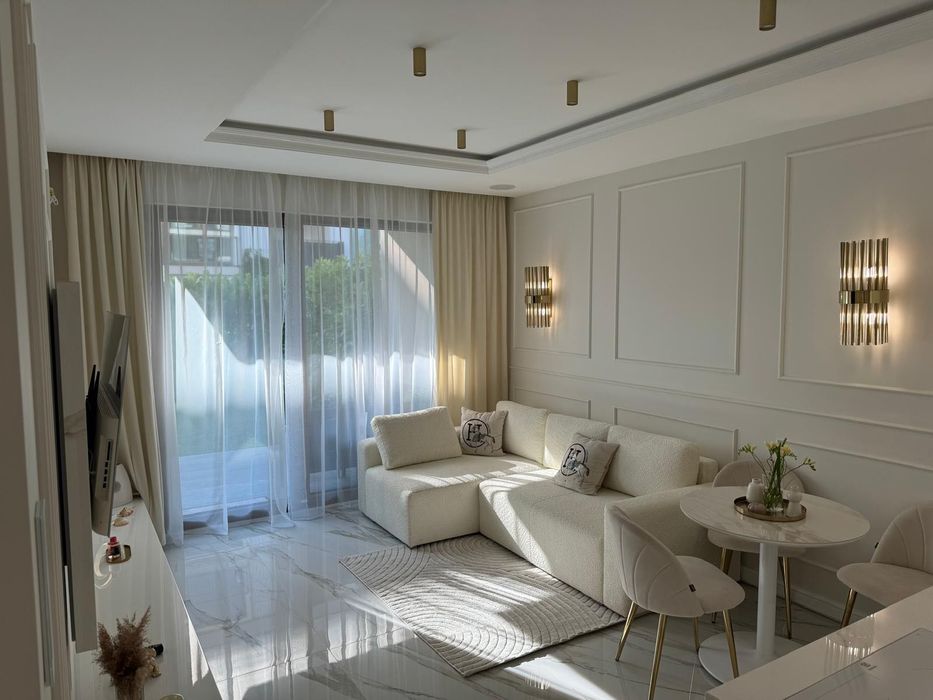 Gdańsk Brzezno przy plaży z ogrodem Polsat Plus Arena