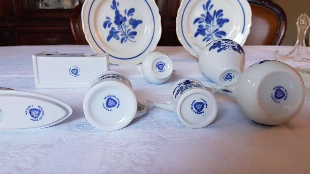 Peças decoração louça de Viana