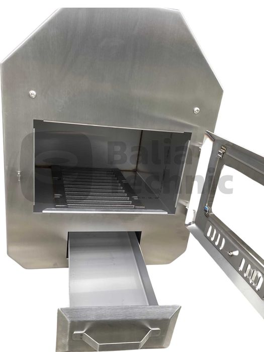 Piec do Bali / Jacuzzi ogrodowego /Ruskiej Bani z kominem i daszkiem