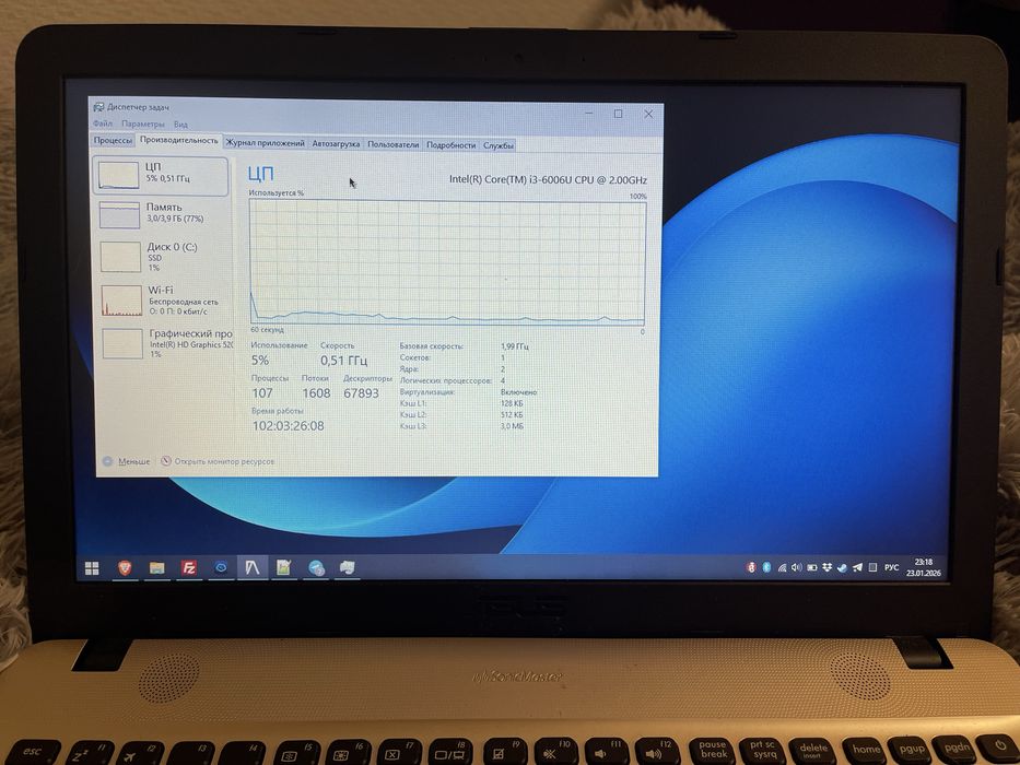 Ноутбук ASUS R541U