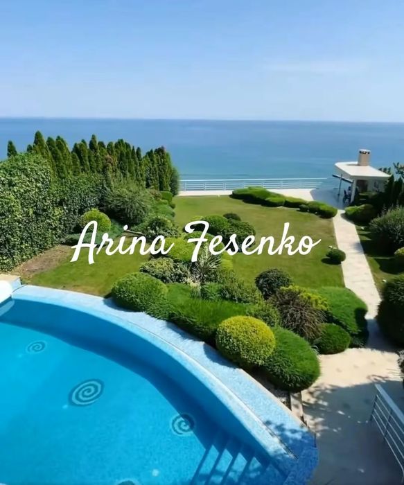 Продажа  виллы  с прямым  видом на море  в кооперативе/Фонтан,бассейн