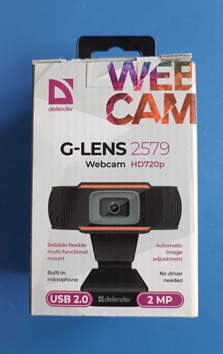 Веб-камера Defender G-lens 2579 HD720P (63179) новая