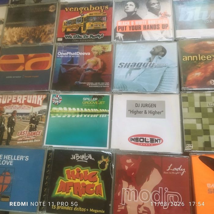 Discos clássicos CDs e singles