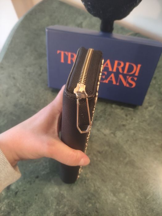 Porta-moedas Trussardi Jeans Preto