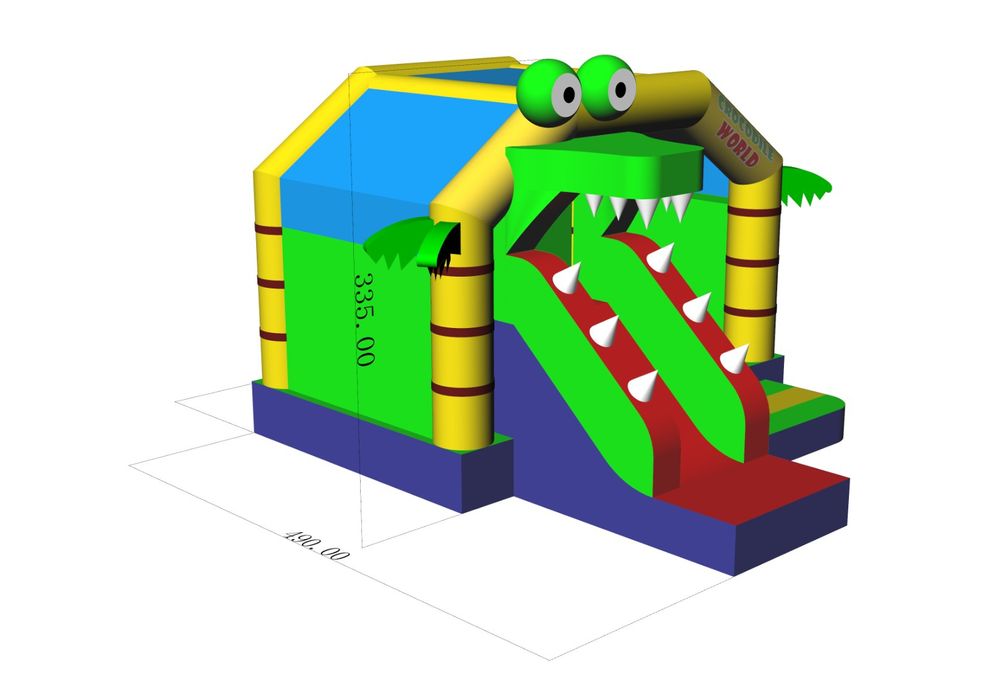 Insuflável Casa do Crocodilo (novo)