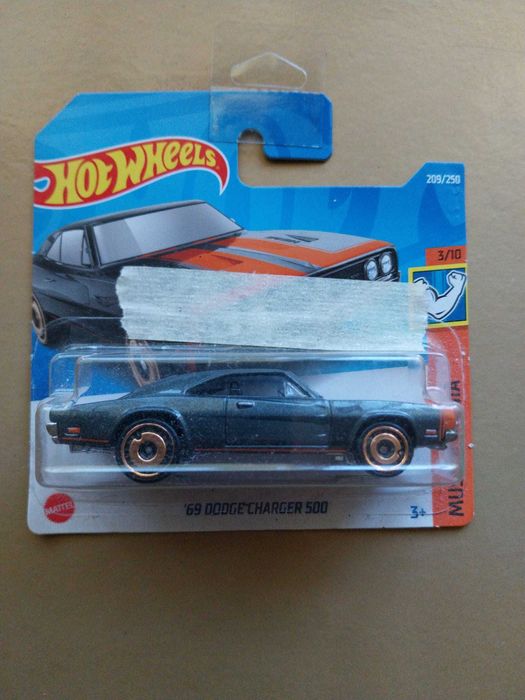 HOT WHEELS - Miniatura 69 Dodge Charger 500