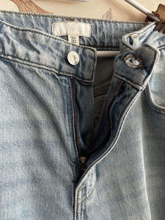 Джинси H&M, світлоблакитні, широкі, висока посадка