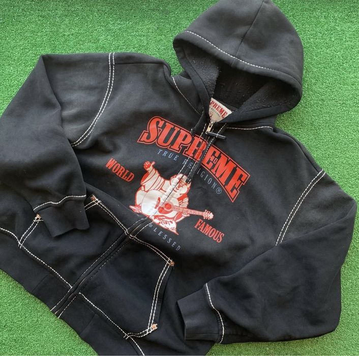 Supreme True Religion Zip Up hoodie Sweatshirt/зіп зуді супрім: