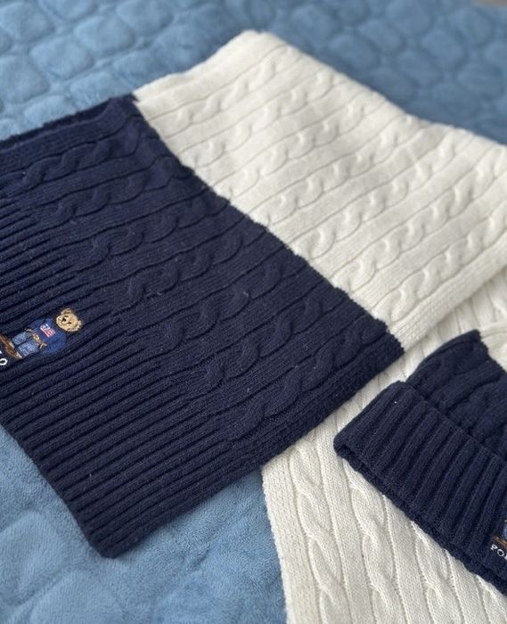 POLO RALPH LAUREN ,Комплект из  шерсти (шапка и шарф)