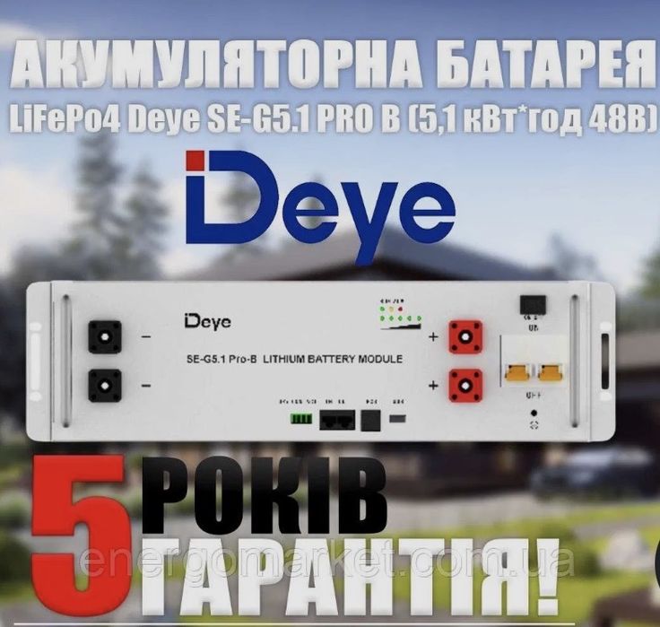 Інвертори гібридні та мережеві DEYE Huawei   Livoltek