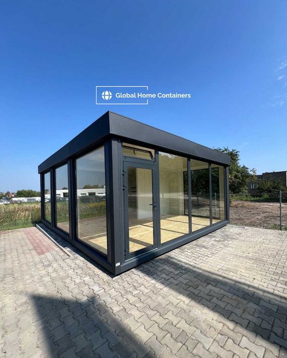 Kontener handlowy mieszkalny biurowy pawilon 6x3 7x3 8x3 9x3