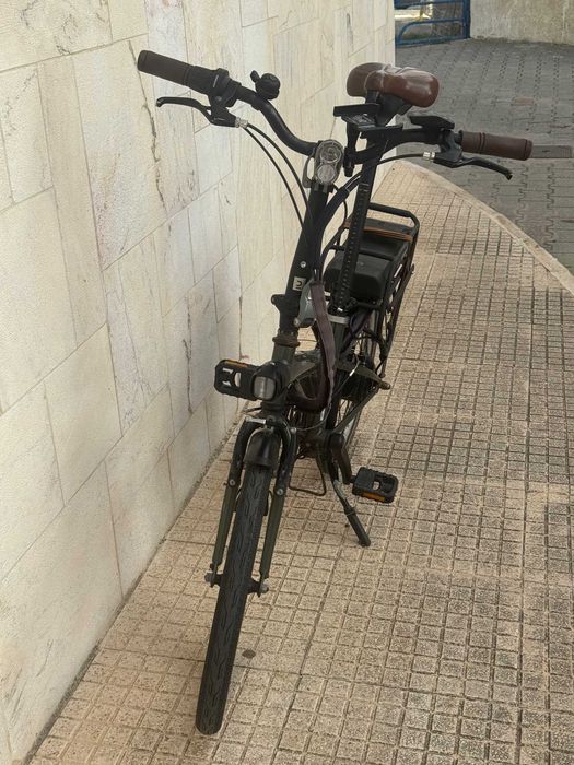 Bicicleta elétrica dobrável Decathlon E-Fold 500 + 3 câmaras novas