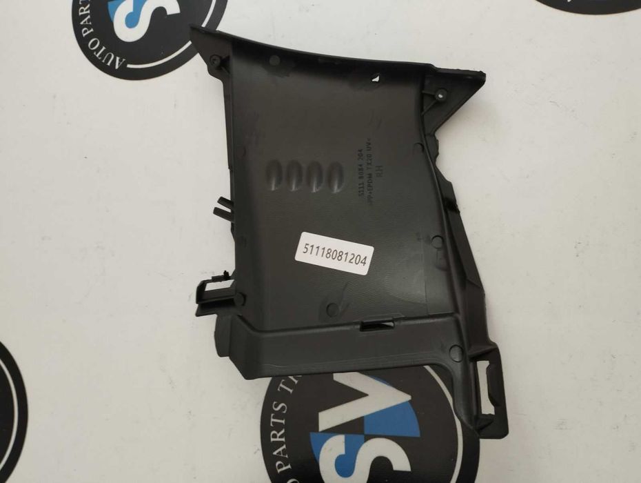 BMW X3 G01 X4 G02 воздуховод бампера дифлектор боковий лівий М пакет 51118081204 рестайлінг правий 51118081203