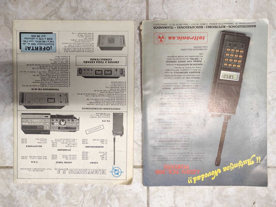 2 Revistas Union de Radioaficionados Españoles 1982-85