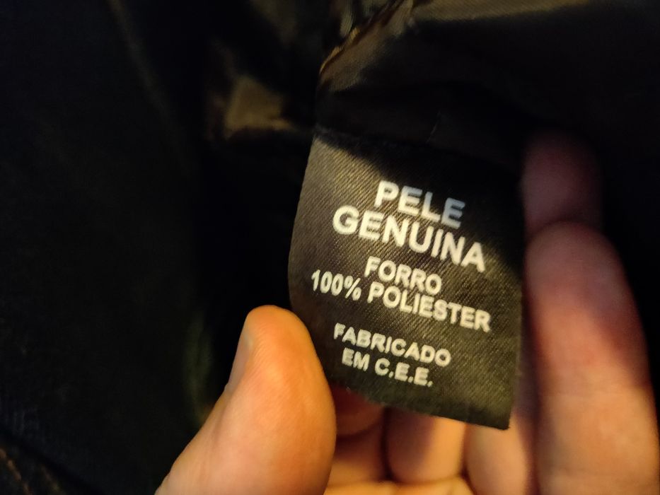Vendo blusão de homem em pele