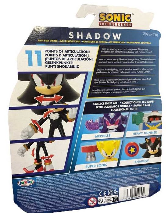 Sonic the Hedgehog - Oficjalna Figurka SHADOW 10cm - Nowa