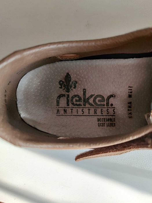 мужские летние сандали RIEKER кожа р.42 стелька 27см