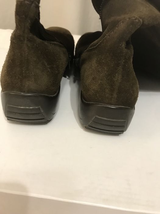 Gabor. Kozaki skórzane zamsz. Brąz. R.40