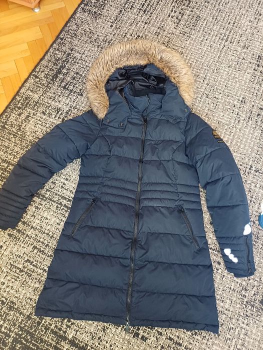 Kurtka zimowa parka damska Superdry L 40 midi