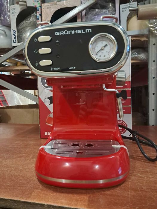 Еспресо кавоварка GEC09, 850Вт 15 БАР (GRUNHELM)