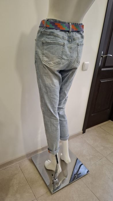 Джинсы тонкие камни стразы