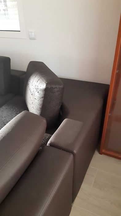 Sofa de canto para estofar