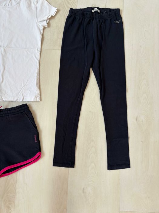 zestaw WF 152/158 koszulka Next spodenki Esprit gratis legginsy Esprit