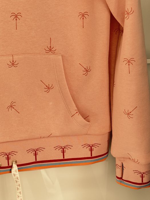 Femi stories bluza różowa gruba kaptur kangurka oversize s 36 L 40
