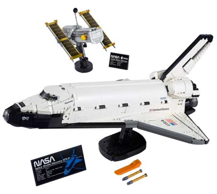 Lego 10283 Icons NASA Space Shuttle Discovery *UŻYWANY*