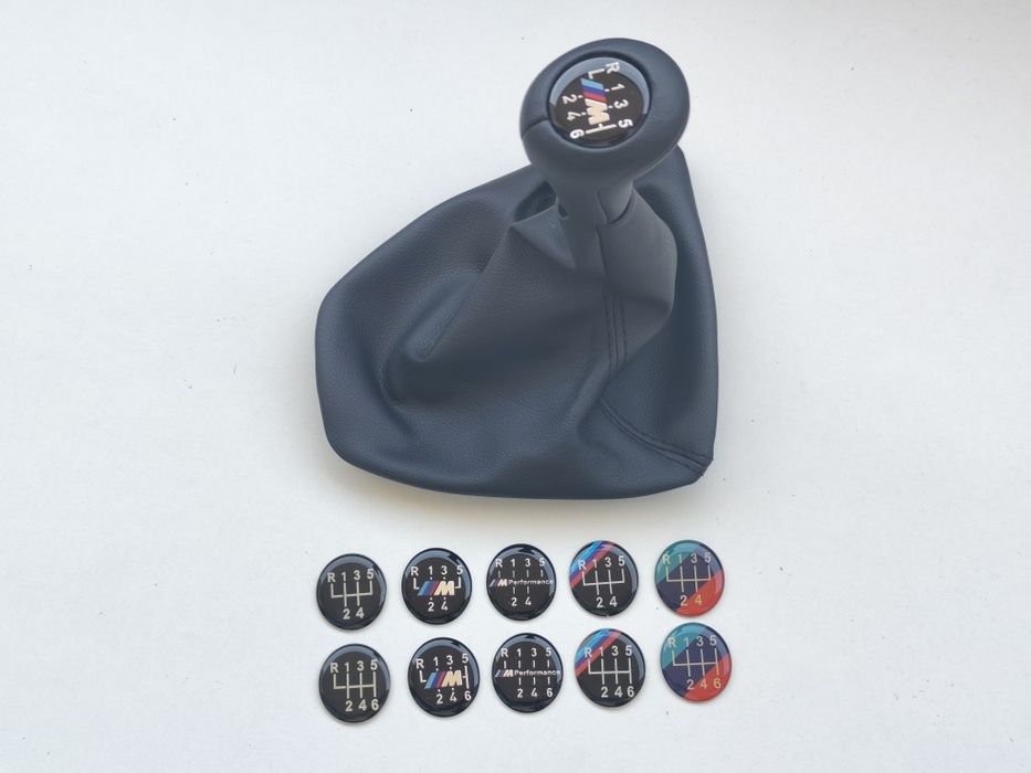 Manete Moca Manípulo Manopla Maçaneta Alavanca e Fole velocidades BMW Pele Perfurada Mate Madeira Cromada 5 6 M E90 E91 E92 E93 Serie 3 Mudanças Novo