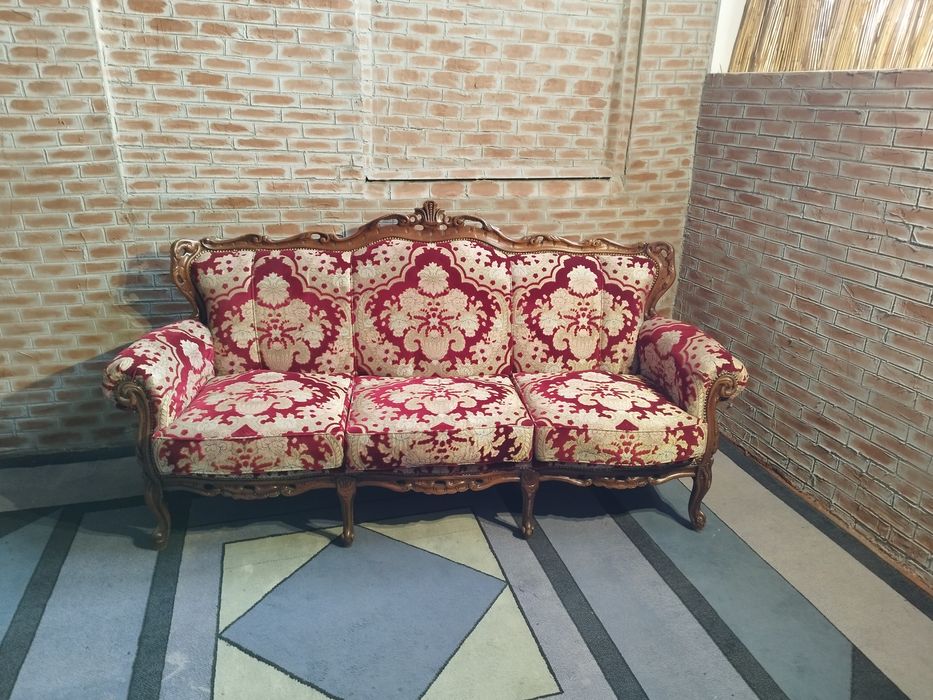 piękna sofa Barok 3 osobowa Antyk Vintage