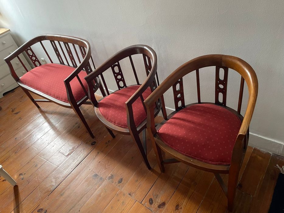 Conjunto de cadeirões Arte Deco