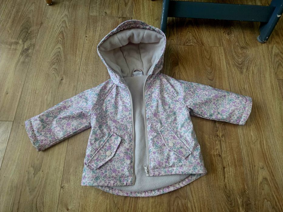 Płaszcz kurtka przeciwdeszczowa jesienny wiosenny So Cute r. 80.