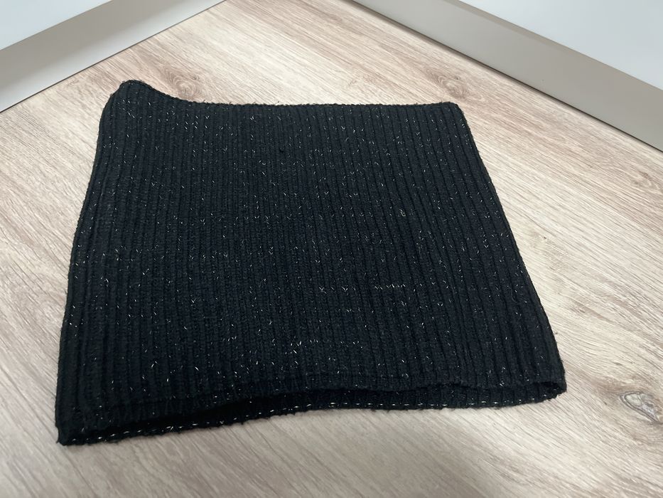 Komplet damski komin, czapka, rękawiczki s/m