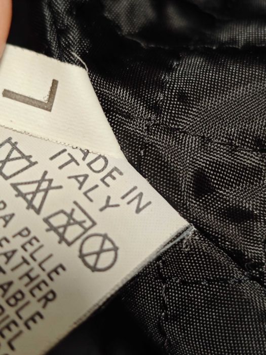 Sasch італія L шкіряна чоловіча куртка стиль байкерська чорна belstaff