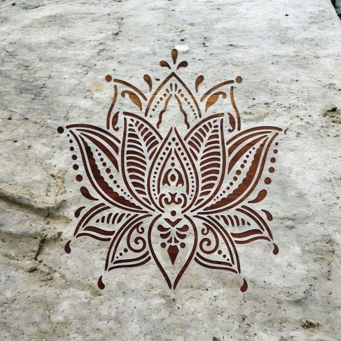 Zestaw 5szt - Szablony Mandala,  malarski, DIY, tynku ozdobnego,