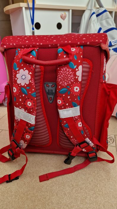 Рюкзак школьный розовый для девочки