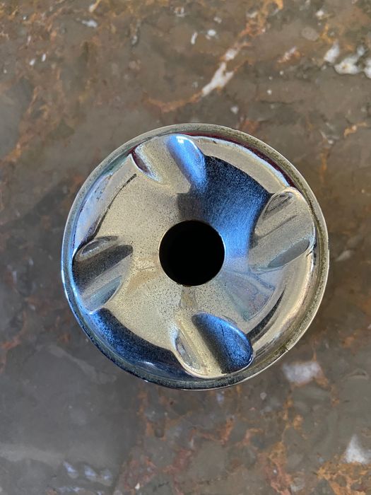 Cinzeiro deco no-fume made in england pat. nº 253518