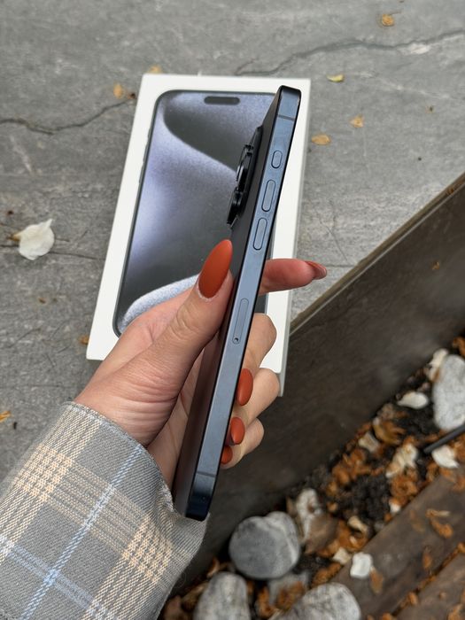  IPhone 15 Pro Max 512gb Blue Titanium з фіз.картою