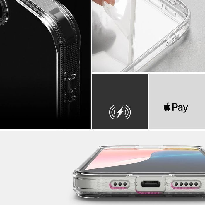 Etui Ringke Fusion na iPhone 16e - przezroczyste