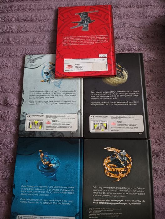 LEGO Ninjago 5 książek