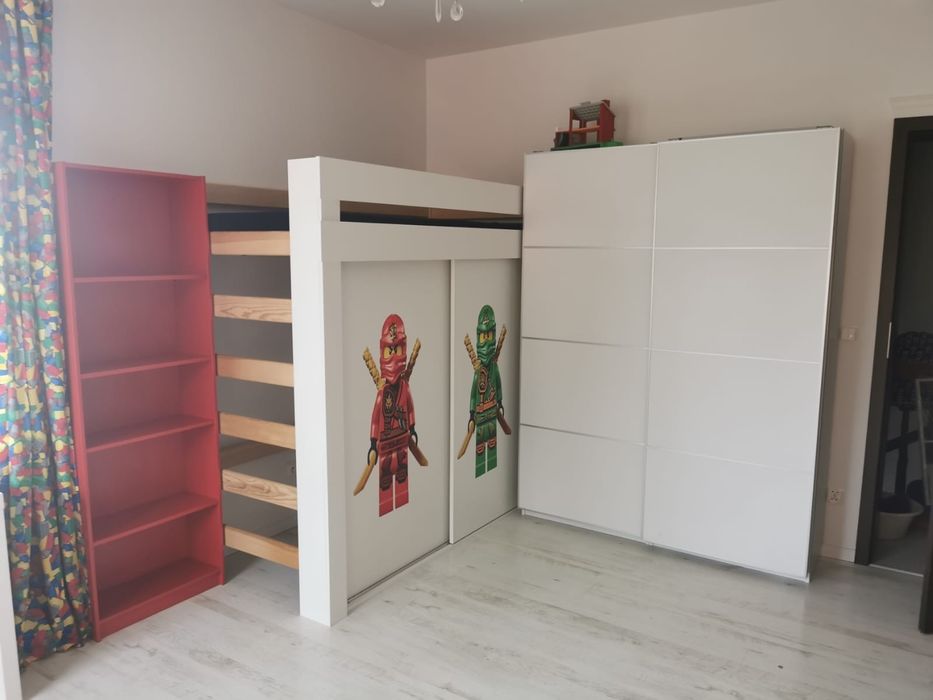 Łóżko piętrowe lego ninjago Kai Lloyd  z materacem